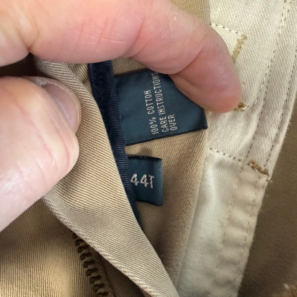 Polo Ralph Lauren Cargo Shorts Mens‎ 44T Khaki Tan Classic Chino Cotton Twill